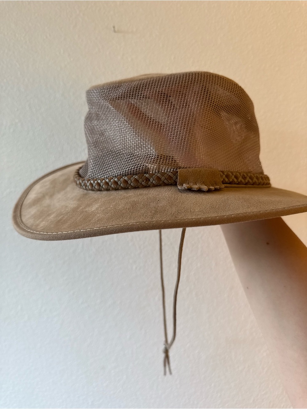 Monterey Bay Tan Suede Mesh Safari Hat